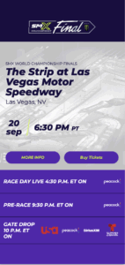 SMX World Championship Finals The Strip at Las Vegas Motor Speedway Las Vegas, NV